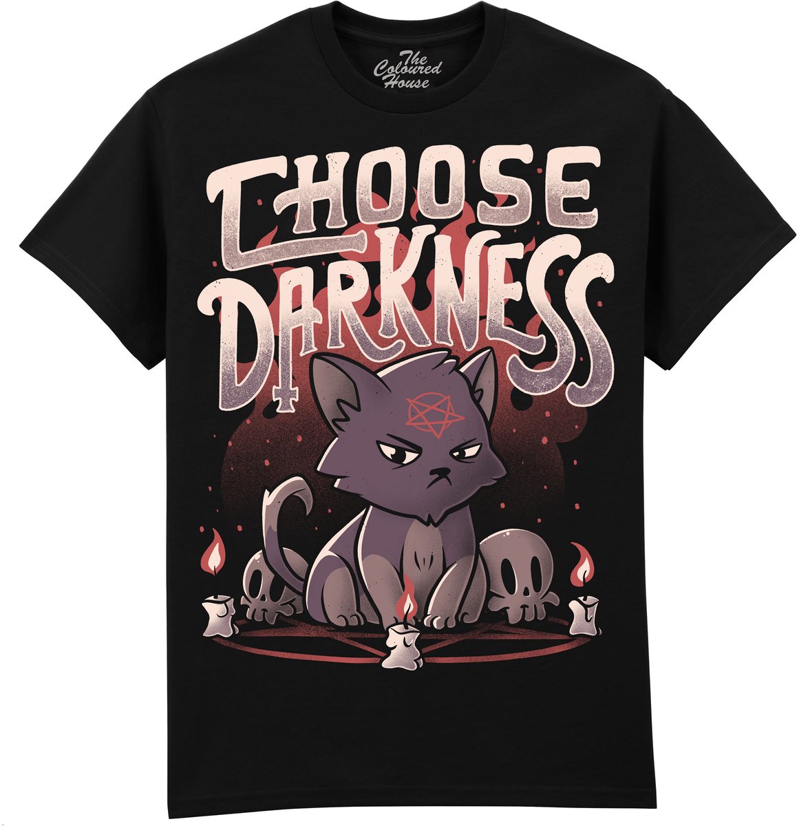 Kat Choose Darkness The Coloured House T-shirt L
