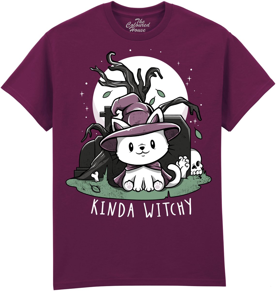 Kat Kinda Witchy The Coloured House T-shirt S