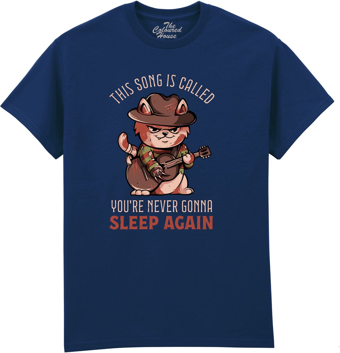 Kat Never Sleep Again Song The Coloured House T-shirt XL
