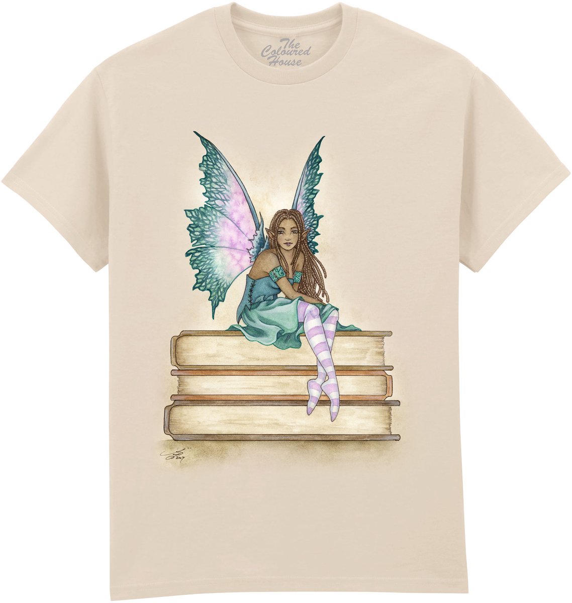 Green Bookworm The Coloured House T-shirt XL