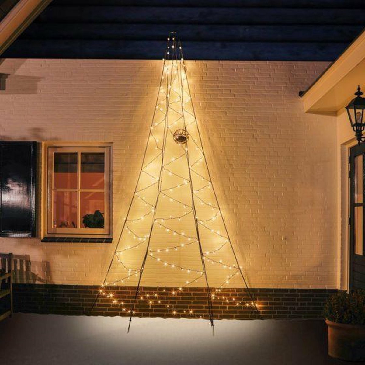 Fairybell Muurkerstboom - 240 lampjes - Warm wit