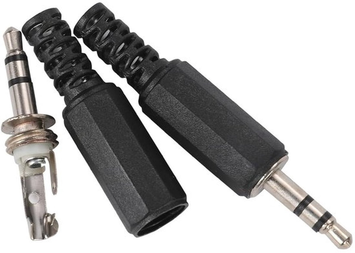 30 Stuks 3,5 mm Stereo Vervangende Reparatiepluggen