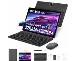 Blackview ZENO5 - Tablet - 11 inch - 32GB RAM - 128GB ROM- 8300mAh- Android 16 - Zwart