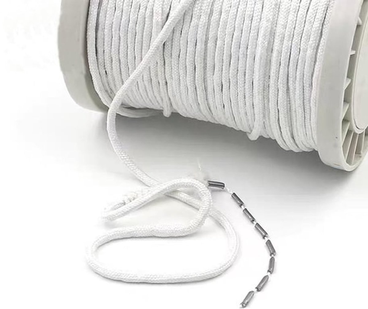Gordijnloodband 10 Meter - Zware Loodband - Gordijngewicht - Muggengaas Gewichtsdraad - Verstelbaar - 30 g