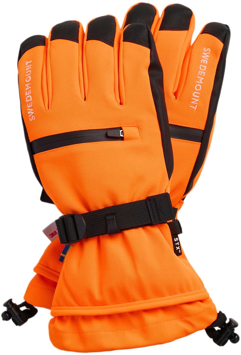 Swedemount St. Anton Skihandschoenen voor heren Oranje