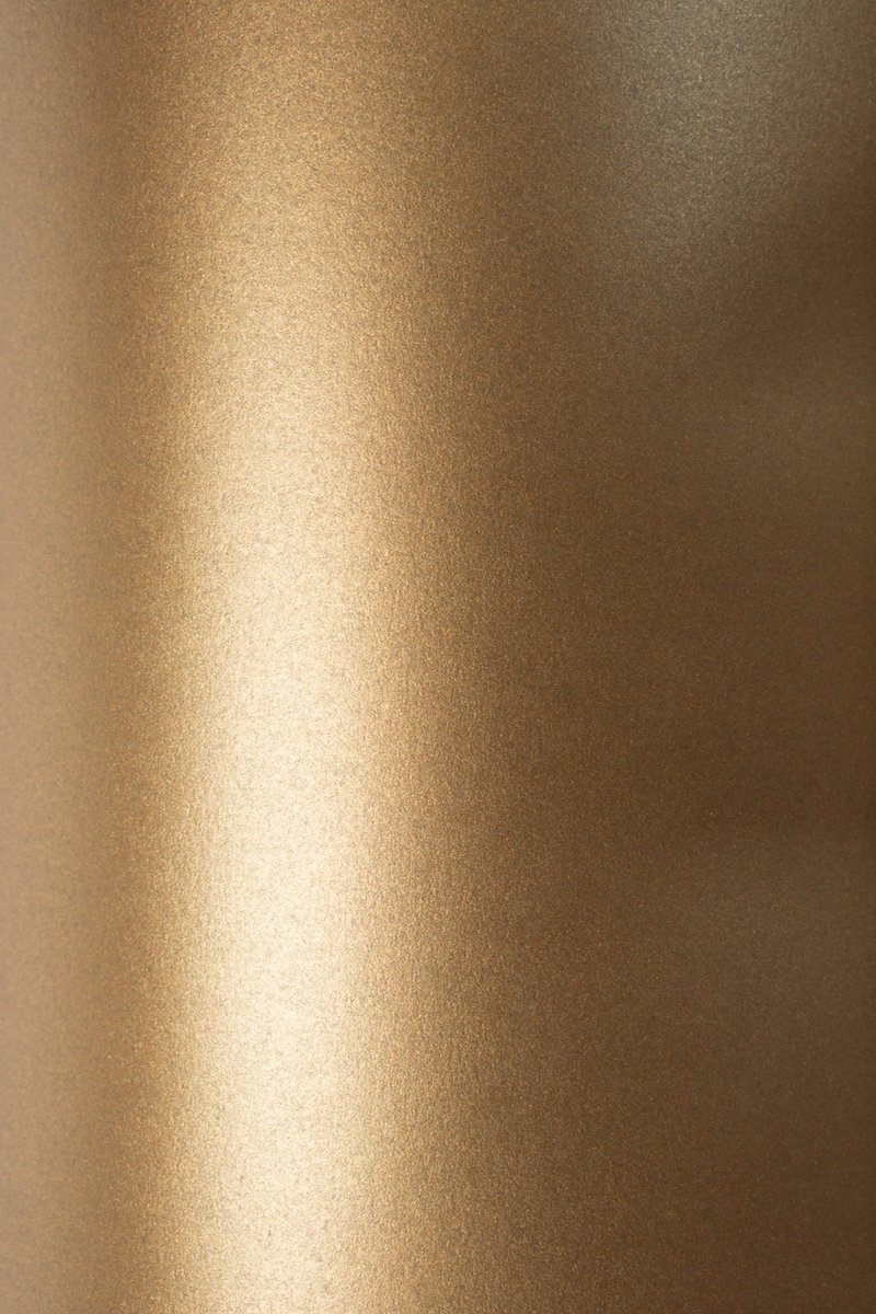 Netuno - bruin metallic papier - A4 - 21 x 29,7 cm - 10 vellen - 125 gram - Sirio Pearl Fusion Bronze