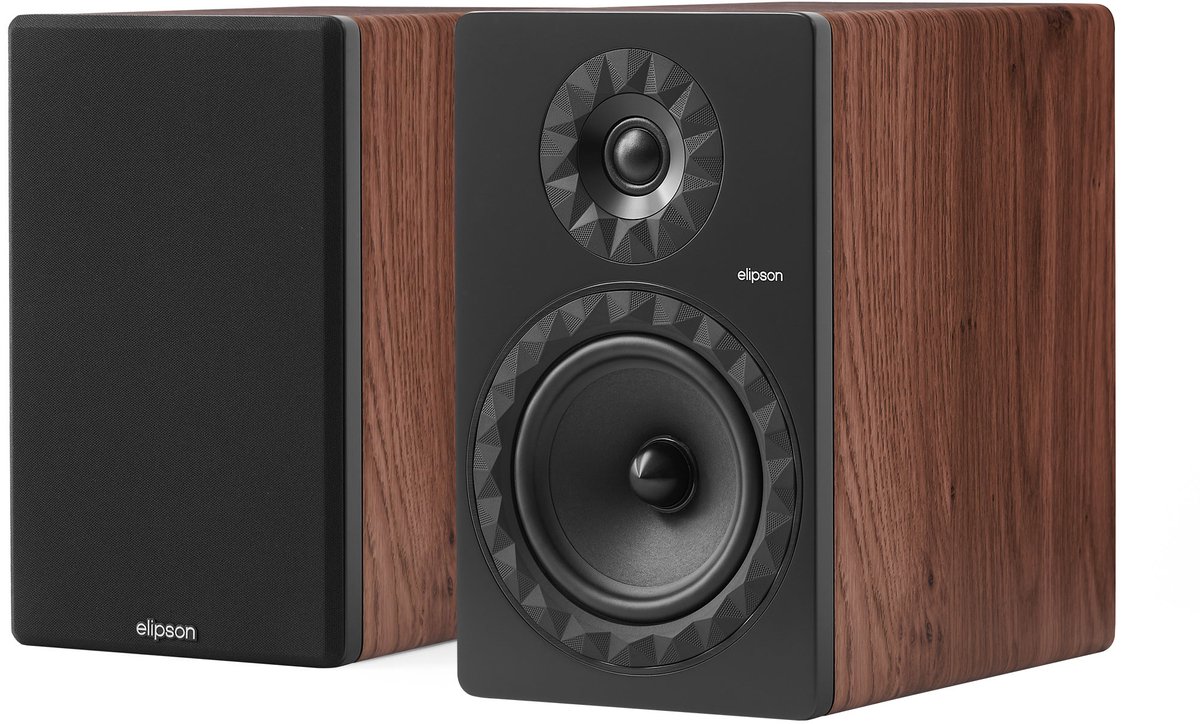 Elipson Prestige Facet II 8B - Walnoot/Mat Zwart