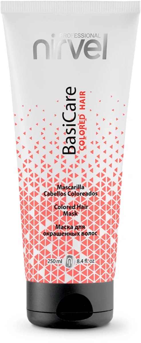 Nirvel BasiCare Colored Hair Mask / Verzorgend masker dat de kleur van gekleurd haar beschermt 250 ml