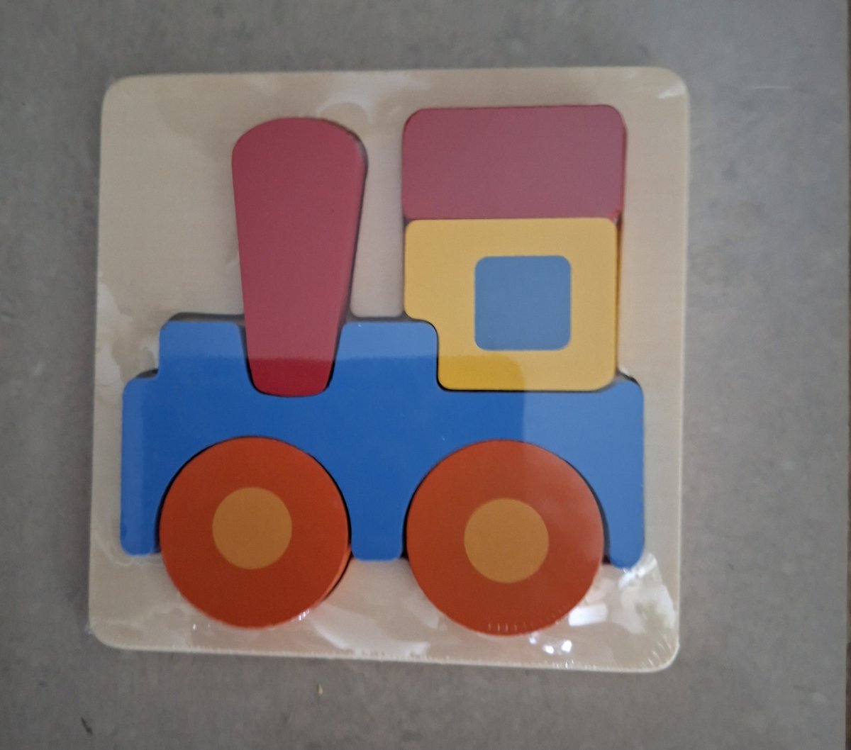Playtive Junior Houten Legpuzzel / Inlegpuzzel- 1 tot 3 Jaar / Locomotief