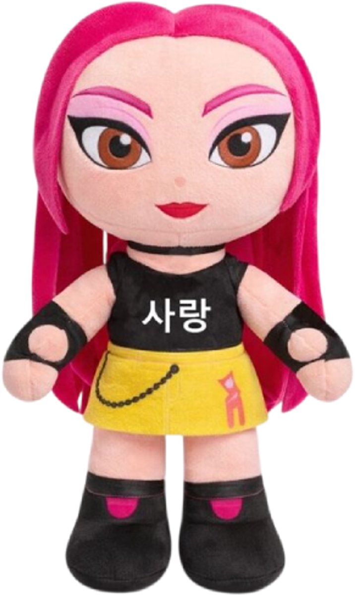K-Pop Music Roze Pluche Knuffel 20 cm - Speelgoed Knuffels voor Kinderen Jongens Meisjes - Kpop Anime Plush Toy