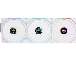 Lian Li Unifan Tl-lcd Wireless Reverse Ventilator 120 Mm Transparant