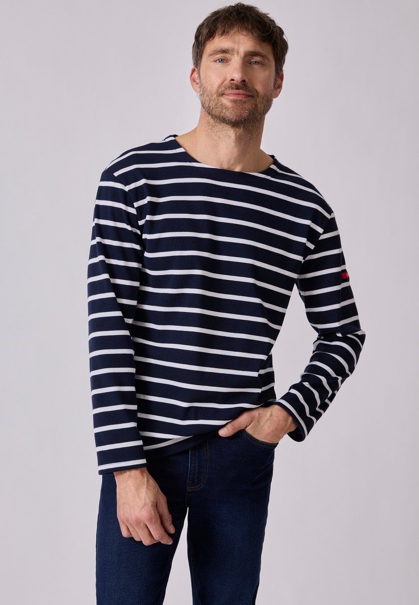 Damart - Thermolactyl marinière - Heren - Blauw - (118-125) XXL