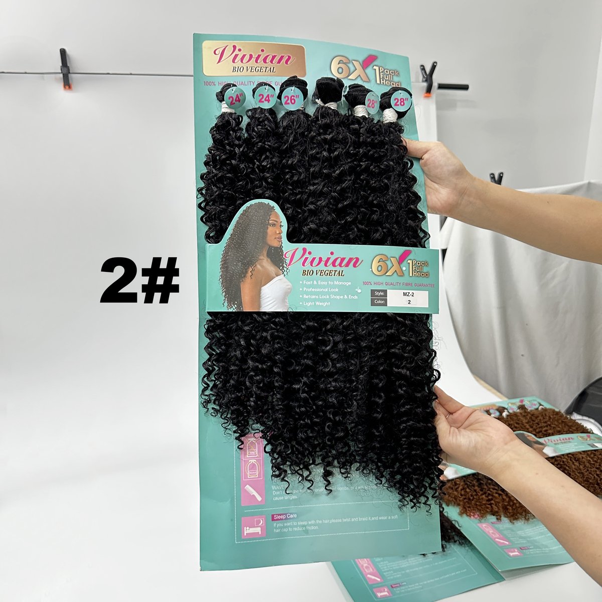 hair extension 6x Jerry curly hair weaving 24inch-28inch (300g)