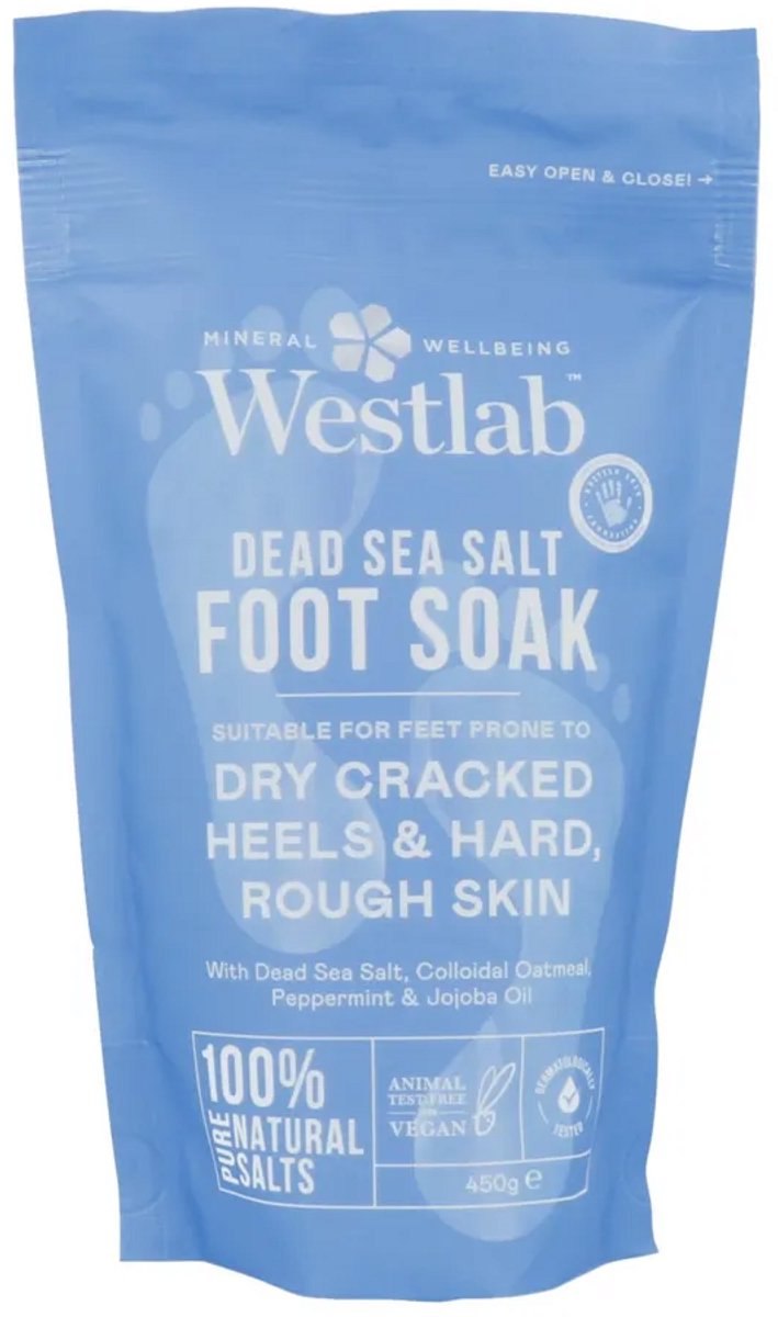 Westlab Dead Sea Salt Foot Soak 450GR