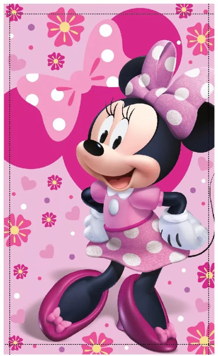 Minnie mouse gastendoek face towel Disney