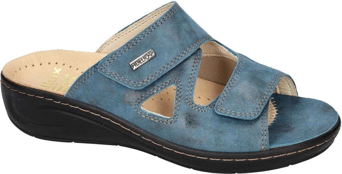 Fidelio Hallux -Dames - blauw licht - slippers & muiltjes - maat 35