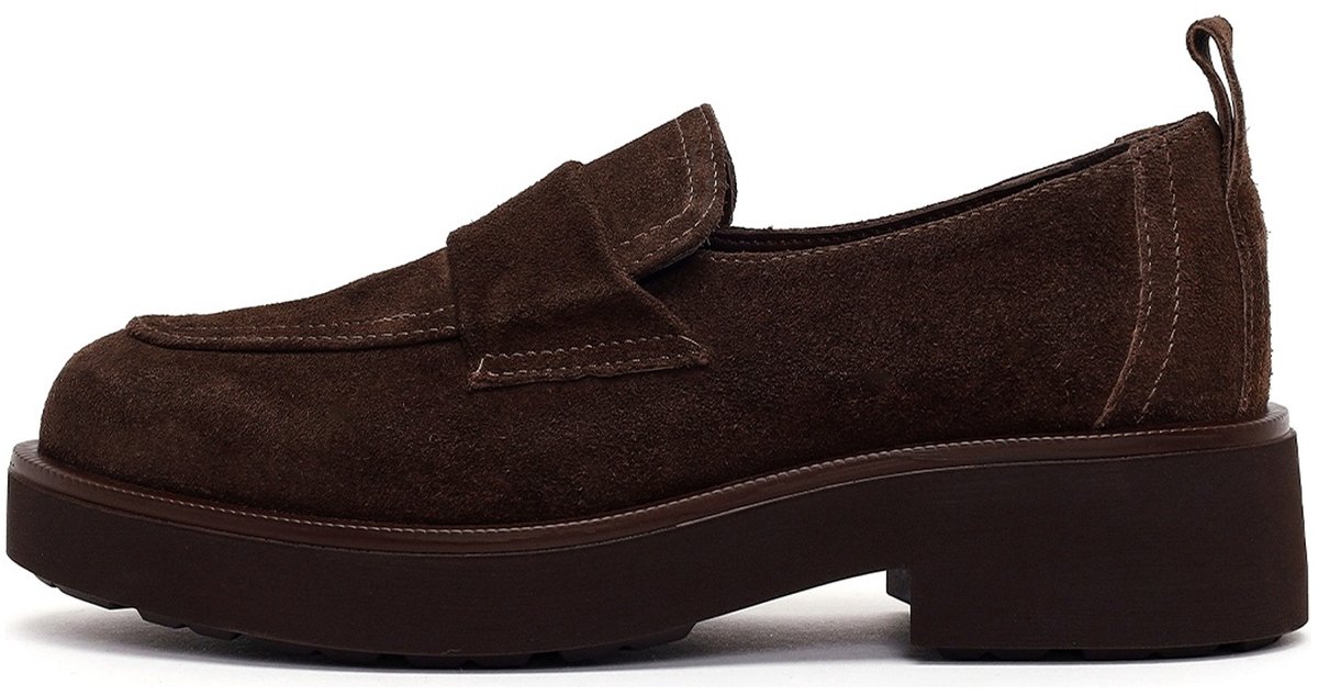 DERIMOD Plateau-instaploafers Leren Plateau-instaploafers
