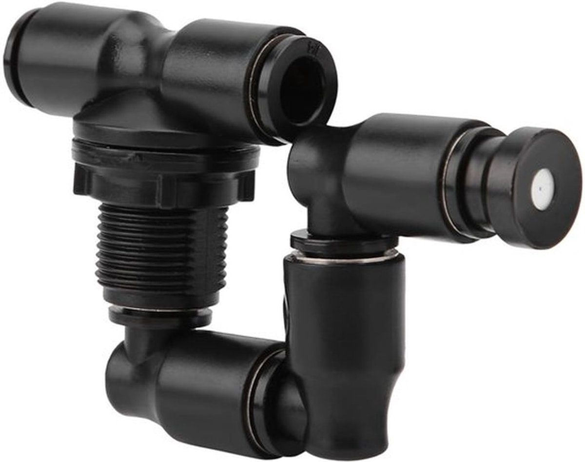 Vernevelaar Spray Nozzle - Universele Bevochtiging - Koeling voor Terrarium - Reptielen/Ambifieën - Zwart Ontwerp - Optimale Luchtvochtigheid