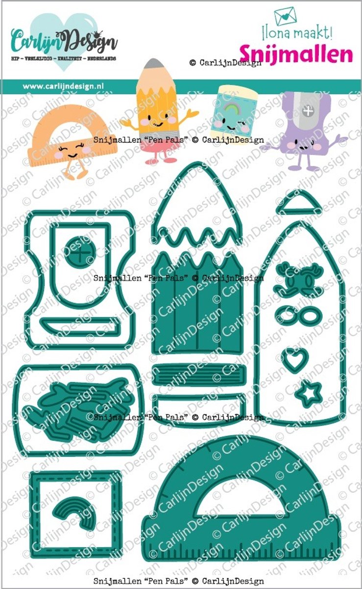 Snijmallen Pen pals