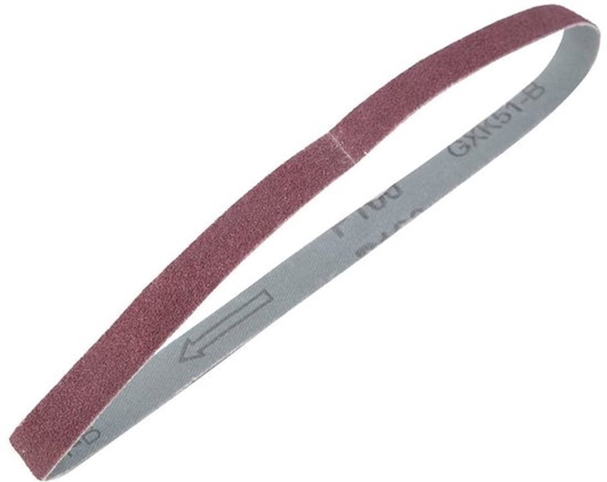 Schuurband 452 x 15 mm - Aluminiumoxide - 40/60/80/100/120 Grit - Professioneel Slijpmiddel - Voor Houtbewerking/Metaal - Hoge Belastbaarheid - Slijpriem