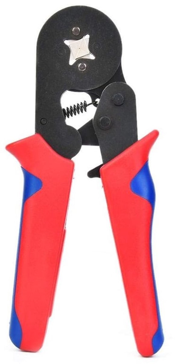 - Krimptang - Zelfinstellende ratelklem - Ergonomisch - Zwart - Voor kabels van 0,25~10 mm² - Gebruiksvriendelijk - Geschikt voor elektrisc...