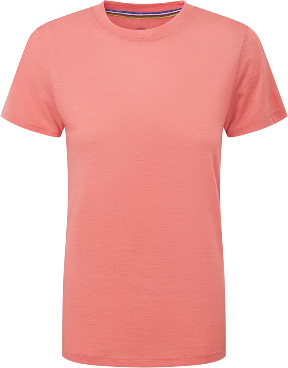 Sherpa Adventure Gear Nanda Merino dames T-shirt met korte mouwen - Rose Gold