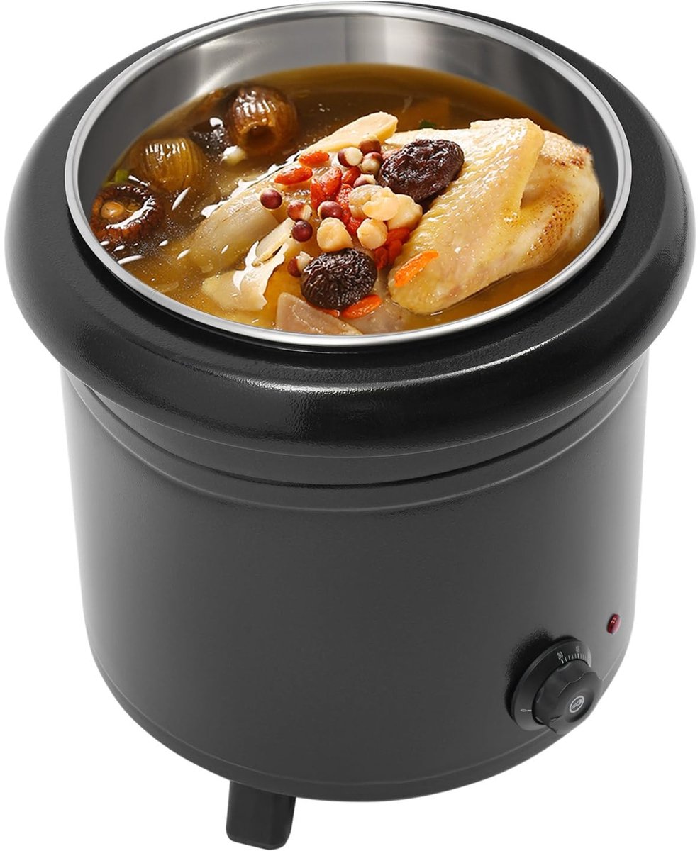 Solidchoice - Elektrische Soeppot met Temperatuurinstelling voor Buffet en Catering