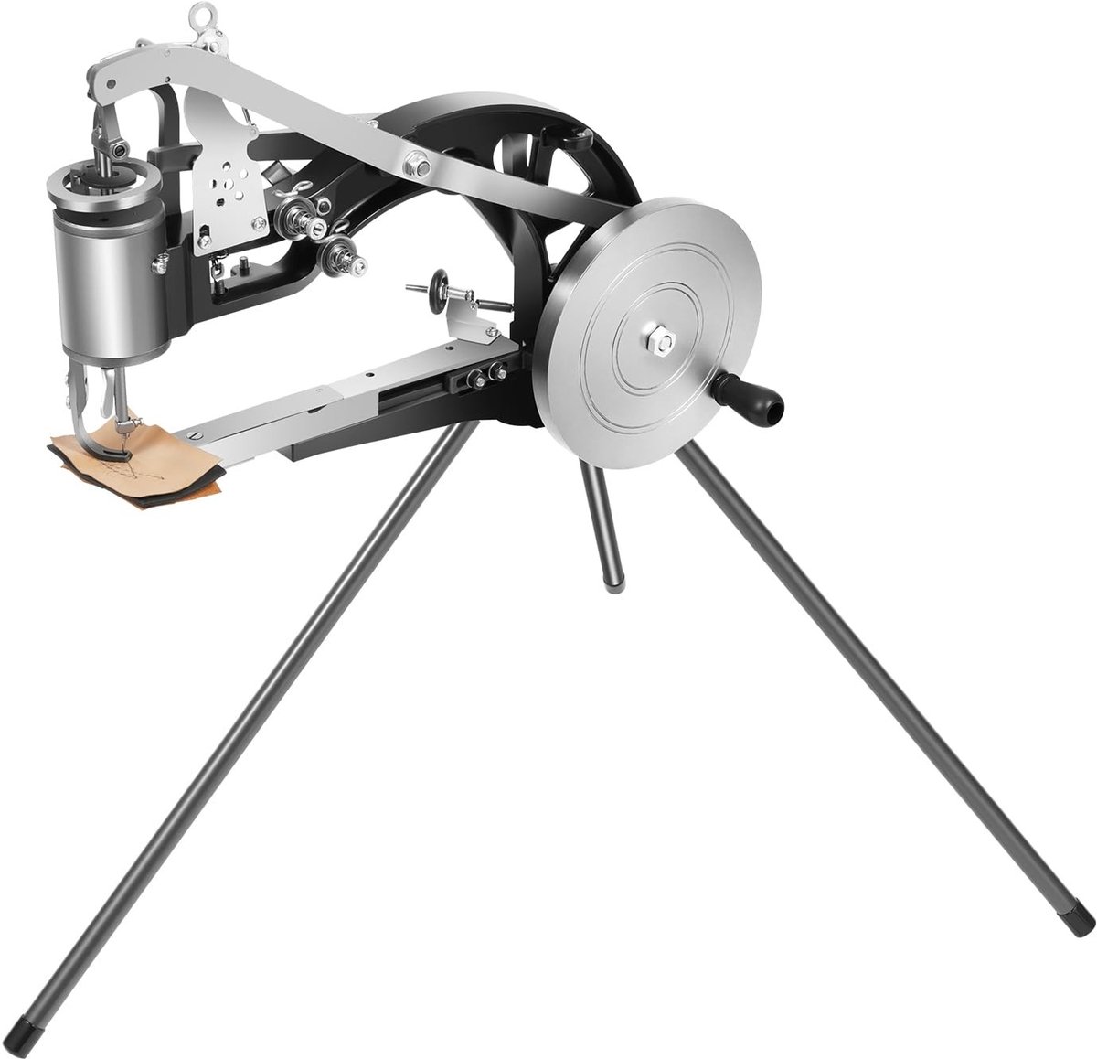 Solidchoice - Handmatige Lederen Naaimachine met 360° Verstelbaarheid