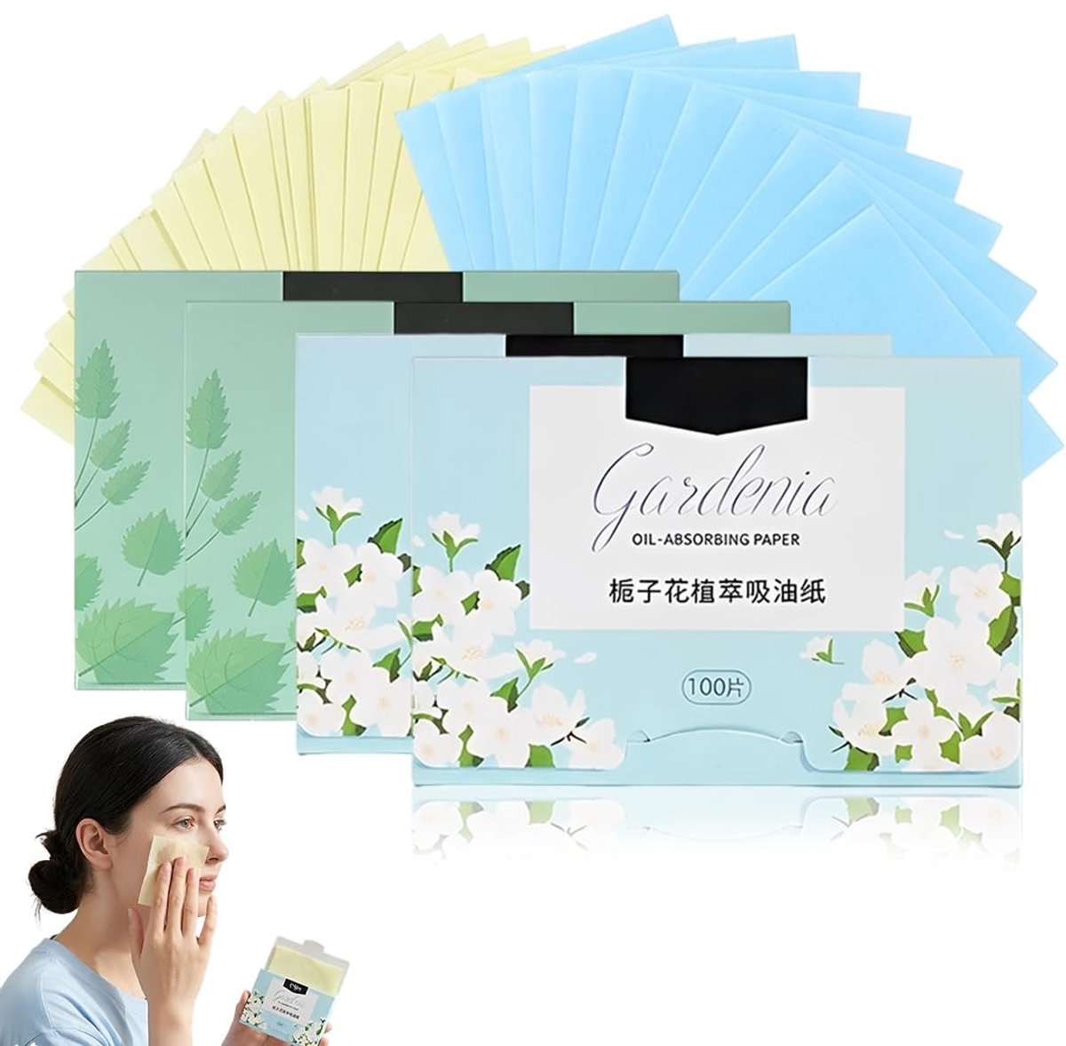 Solidchoice - 400 Vellen Cellulose Vellen voor Gezichtsverzorging