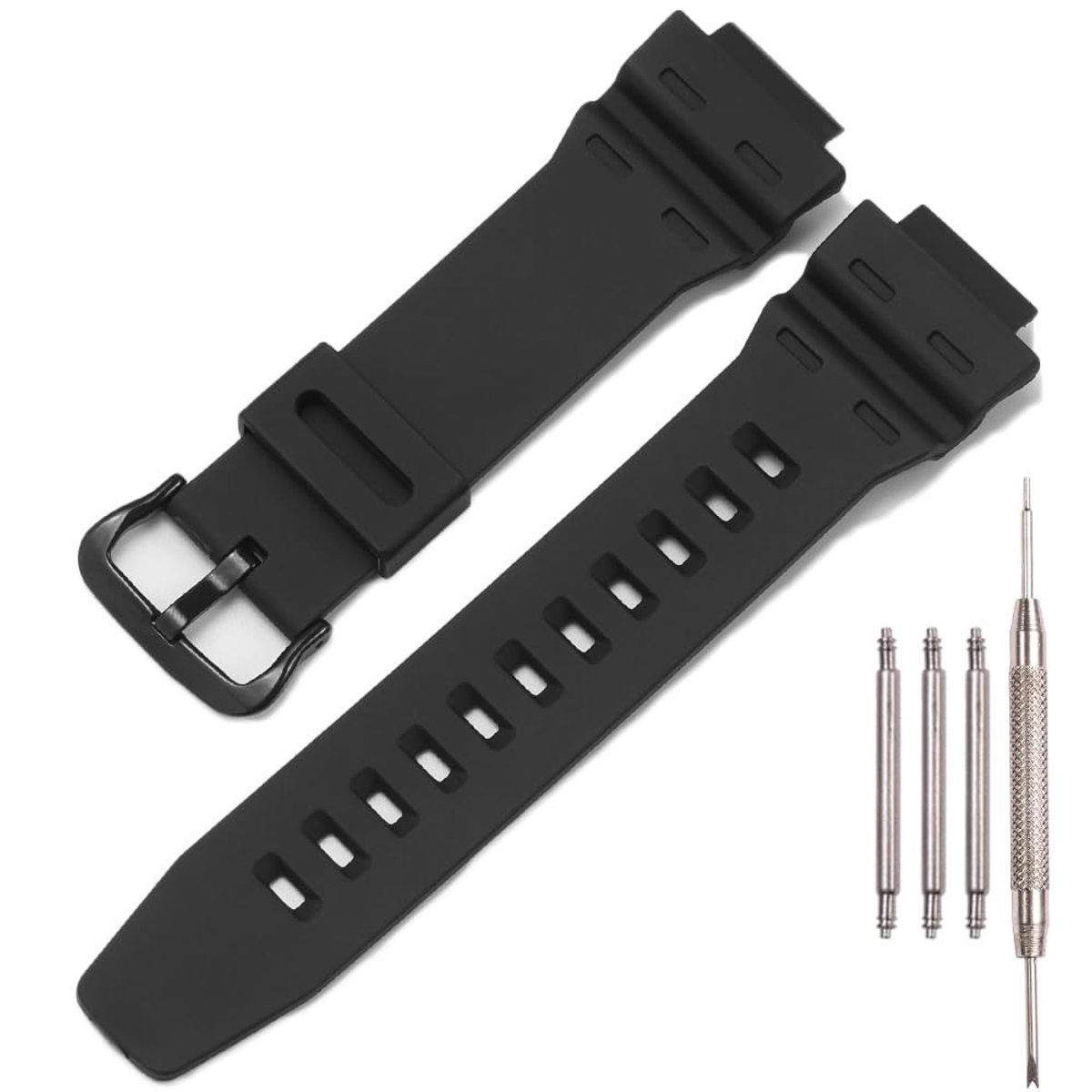 Solidchoice - Vervangende Rubber Horlogeband voor Sporthorloges