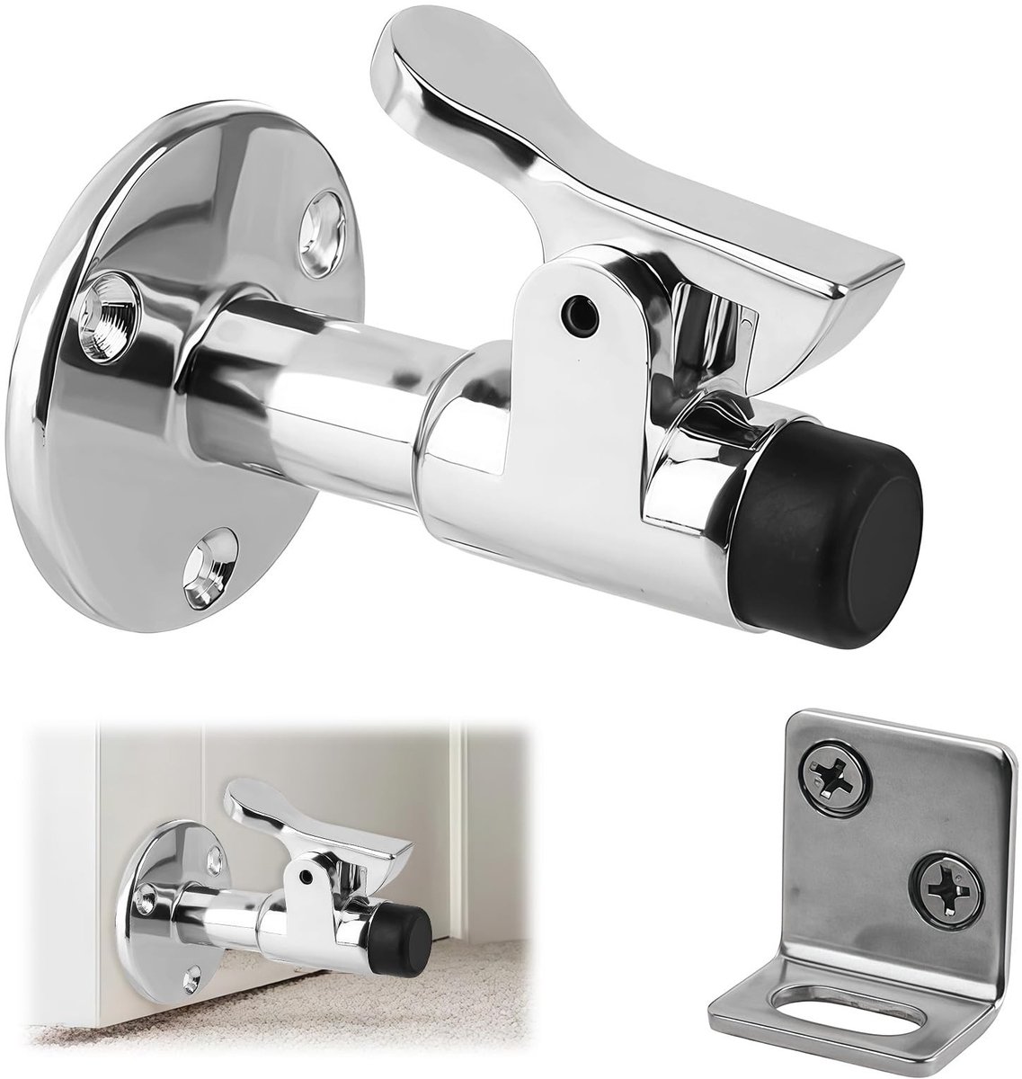 Solidchoice - Windbestendige Deurstopper van Magnesiumlegering voor Binnen en Buiten