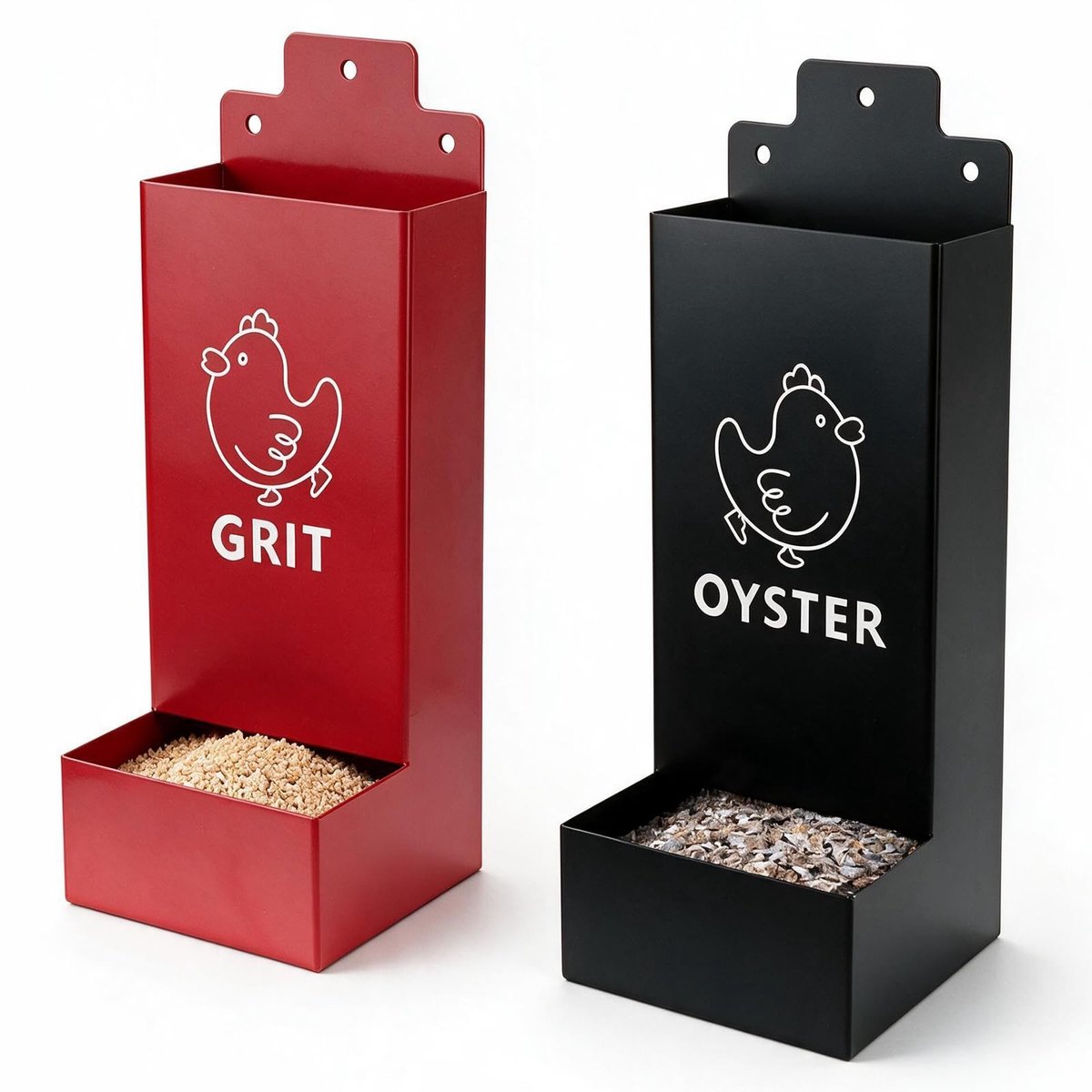 Solidchoice - Set van 2 Automatische Voederautomaten voor Kippen
