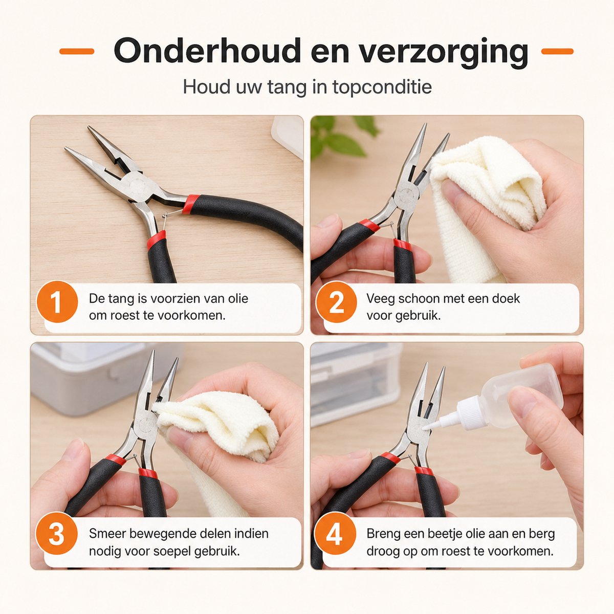 BOTC Sieraden Maken Set - 845 Sieradenonderdelen - Inclusief 3 Sieradentangen & Draad - Sieraden Reparatieset voor Armbanden, Kettingen & Oorbellen — cadeau in Hobby - foto 2