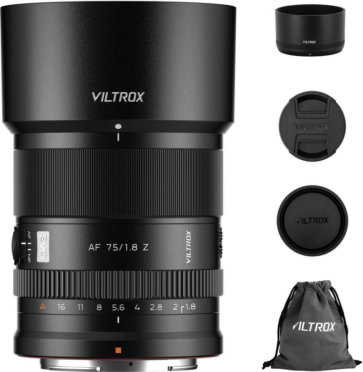 Solidchoice - 75mm F1.8 EVO APS-C Lens voor Nikon Z