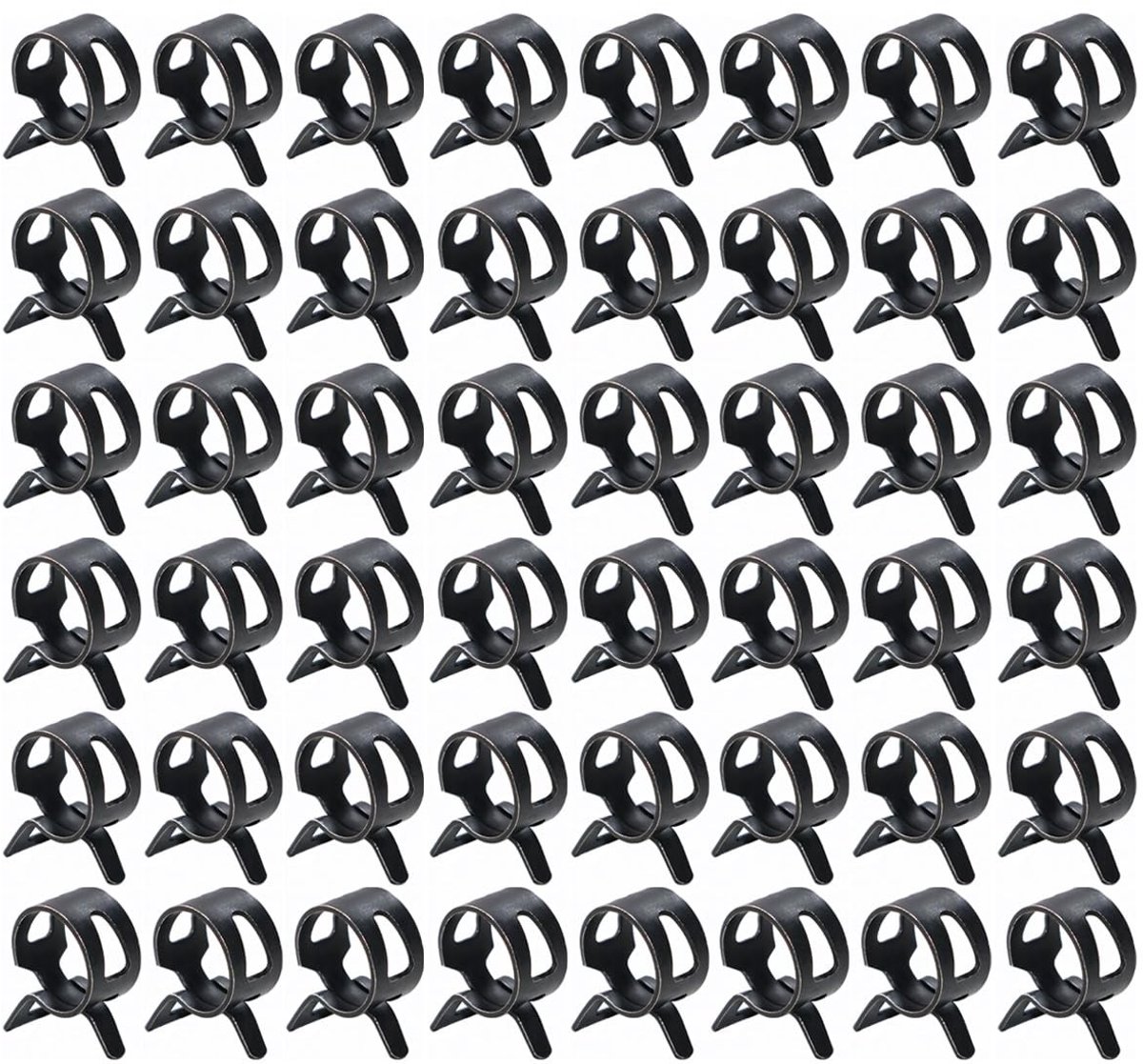 Solidchoice - 40 Stuks Stalen Slangklemmen voor Diverse Toepassingen