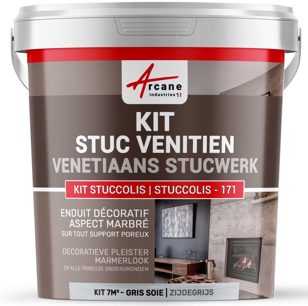 Venetiaanse decoratieve stuc kit - STUCCOLIS - 171