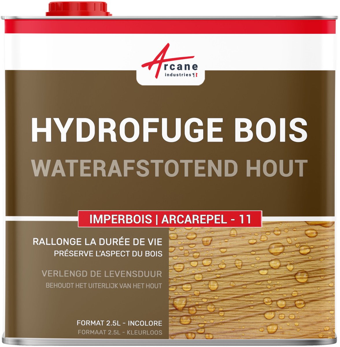 Hydrofuge waterafstotende behandeling voor buiten- en exotisch hout: ARCAREPEL - 11