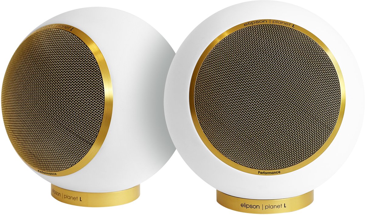 Elipson Planet L Performance 2.0 - Wit/Goud