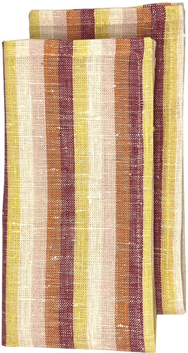 Himla Maya Servet stripe - 4 stuks - Tutti Frutti