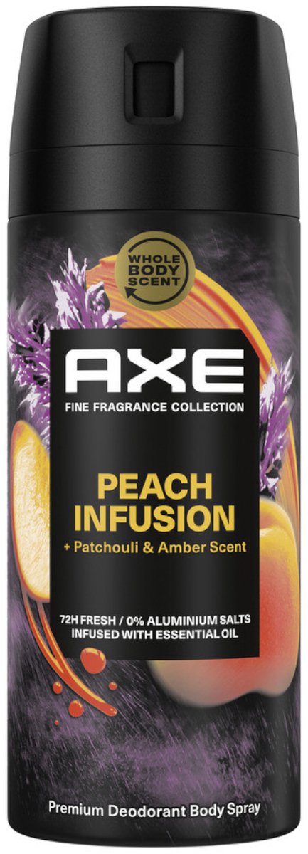 Axe Deodorant Bodyspray Peach Infusion - 150 ml