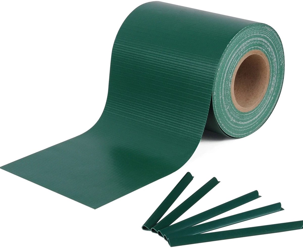 Privacyscherm tuin Groen - Weerbestendig, eenvoudig te monteren - 35 meter x 19 cm