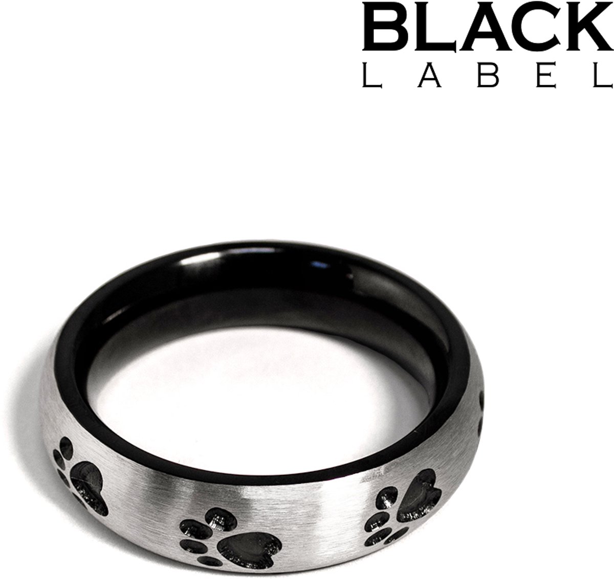 Black Label - Puppy Paw Donut Cockring - RVS 47.5 mm