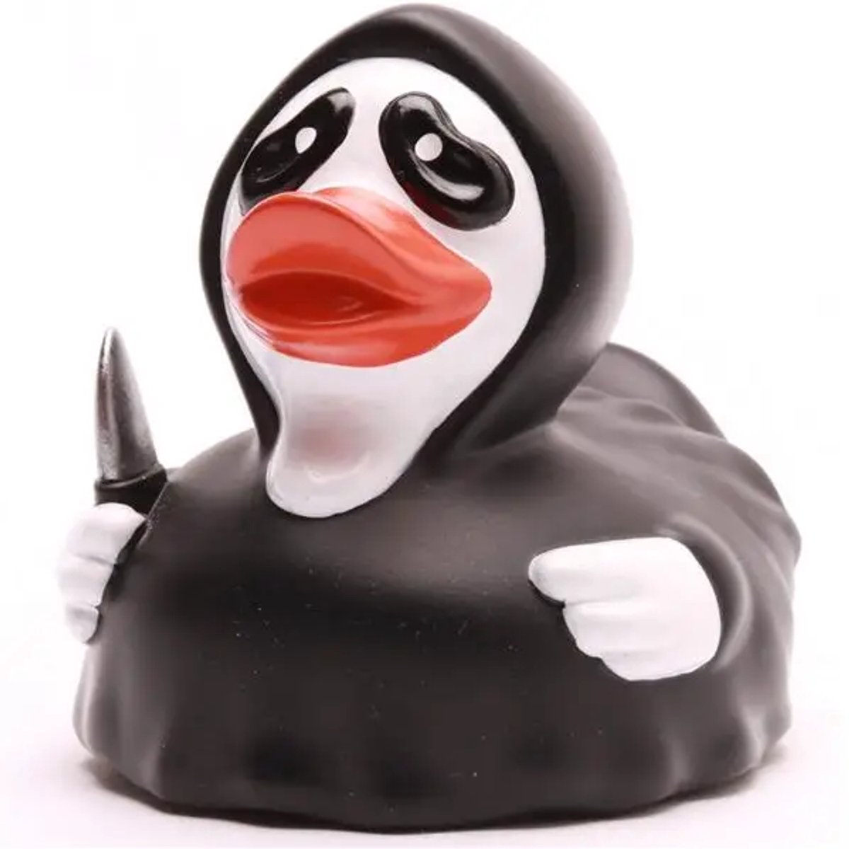 Bad Eend - Badeend - Scream - Scary Movie - Geel Eendje - Rubber Eend - Eend - Horror - Halloween - 8cm