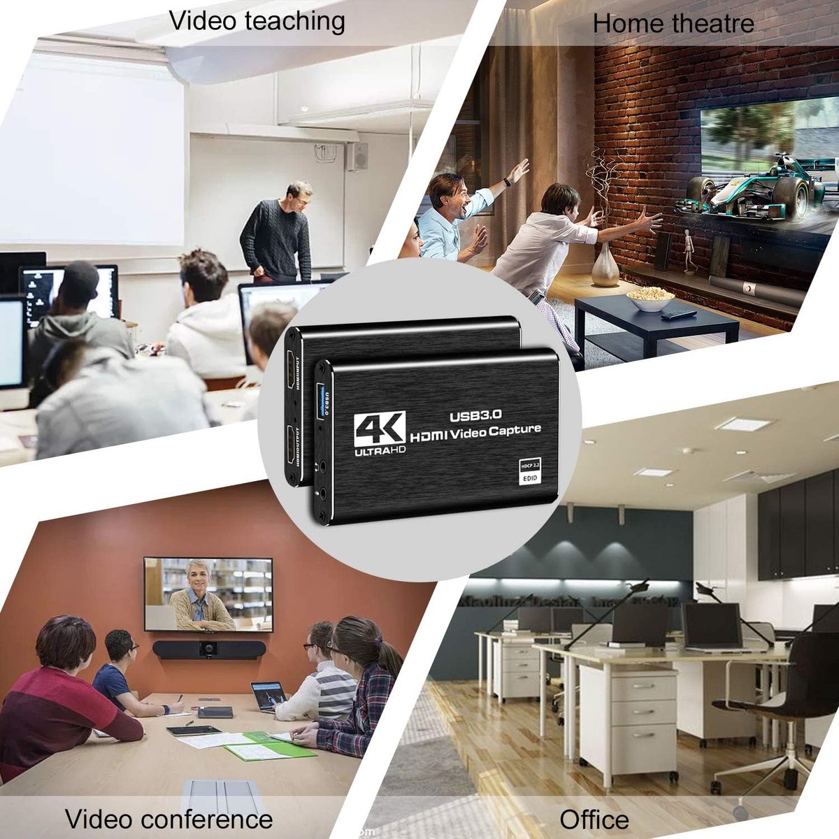 HDMI Capture Card - Video Opnamekaart - 4K 30Hz Ingangssignaal - Opname tot 1080P thumbnail 2