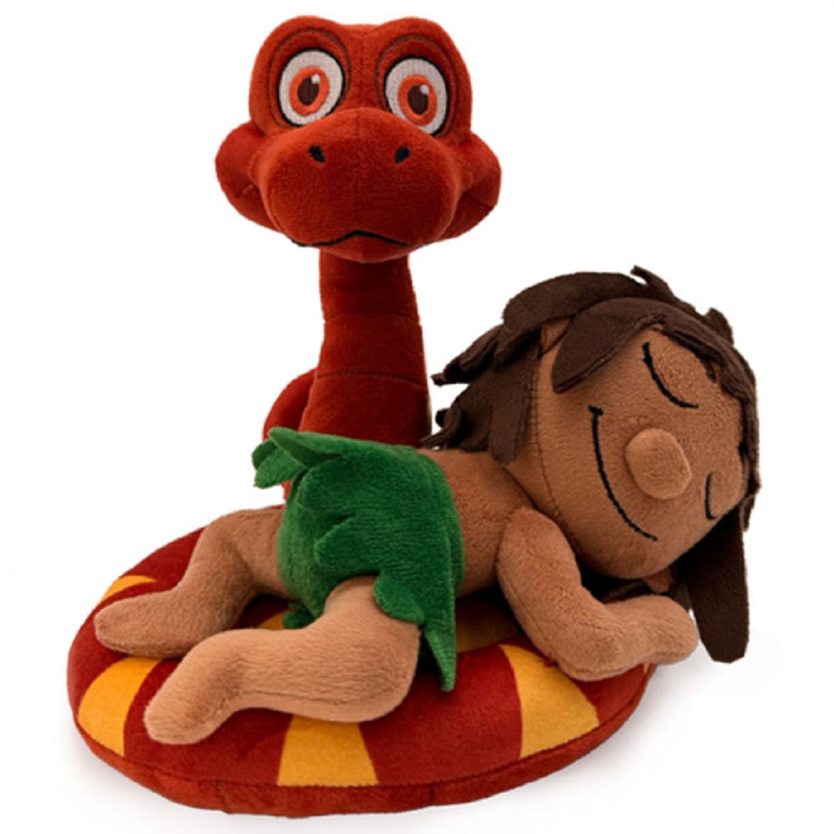 Mowgli & Kaa - The Jungle Book Pluche Knuffel 30 cm - Speelgoed Disney Knuffels voor Kinderen Jongens Meisjes - Jungle Boek