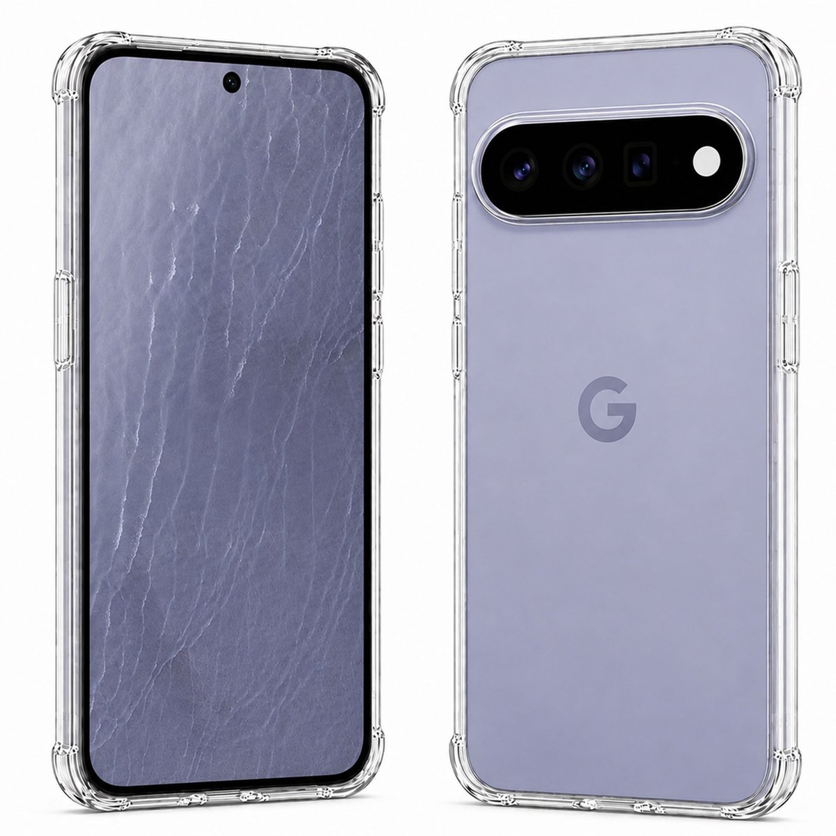Hoesje geschikt voor Google Pixel 11 Pro XL - Luchtkussens - Siliconen Hoes- Transparant - geschikt voor Google Pixel 11 Pro XL