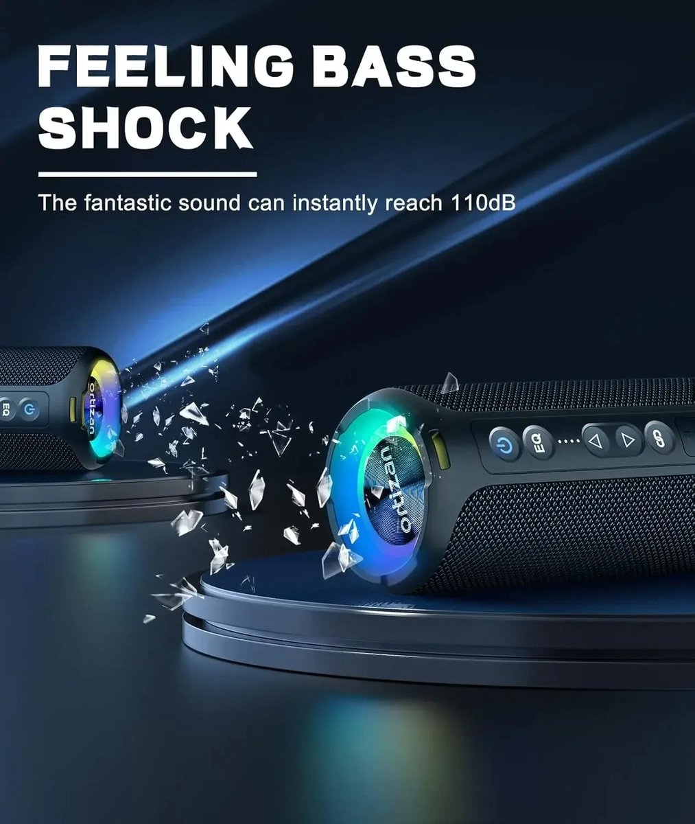 6Seven - Bluetooth speaker - Bluetooth speaker draadloos - Muziek box - Muziek box bluetooth - Waterbestendig - Draagbaar