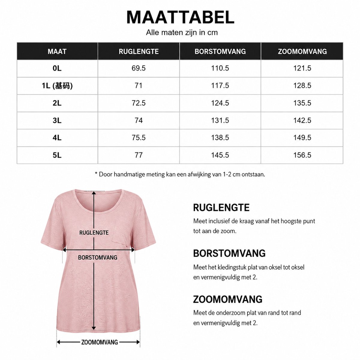 Imily Bela Dames Basic T-shirt met V-hals