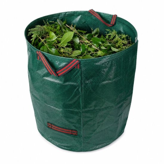 Ceruzo 2x Tuinafvalzak 272 Liter - 544L Totaal - XL- Zelfstaand - Opvouwbaar - Groen — afbeelding 2