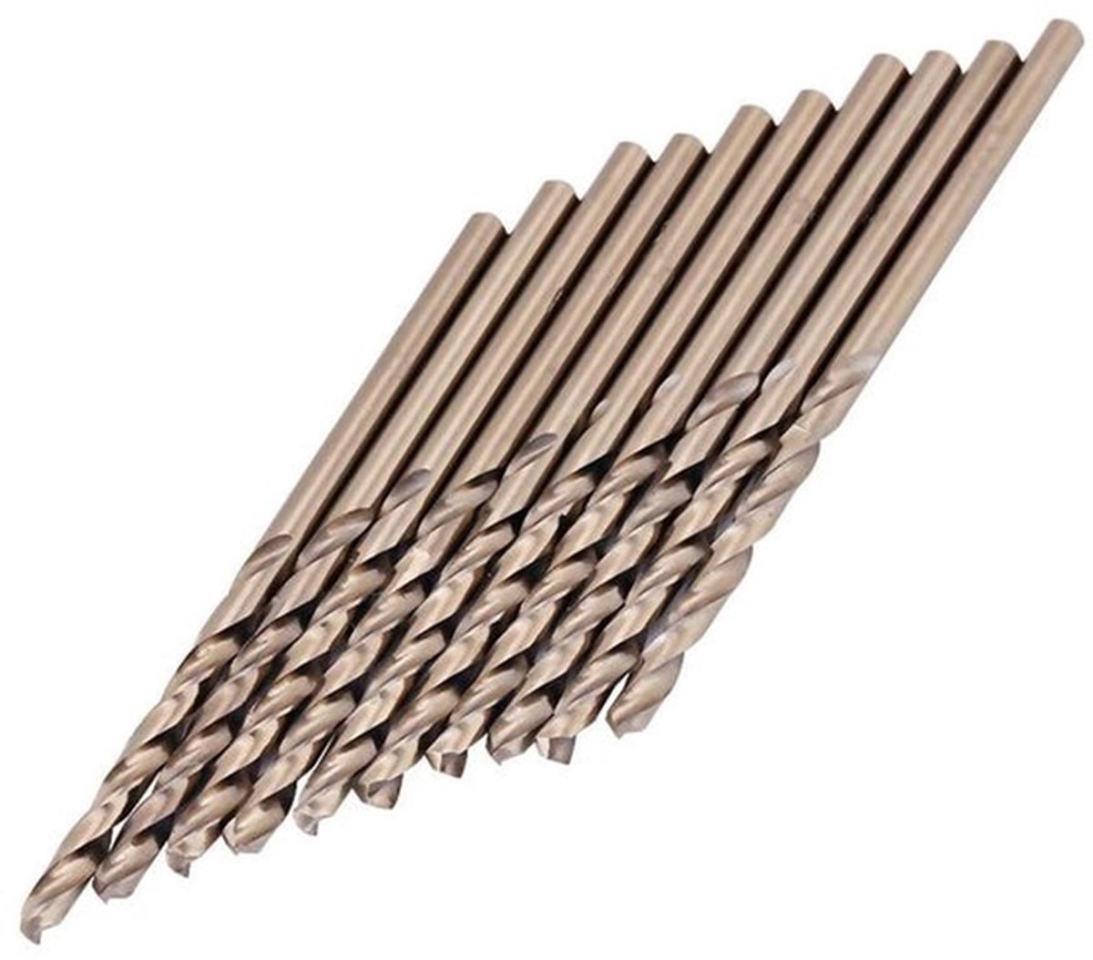 Boorset M35 Kobalt 5% - HSS-CO Boren - Hoge Hardheid - Voor Roestvrij Staal - Gietijzer - Plaatstaal - 1,0-5,0 mm - Boor
